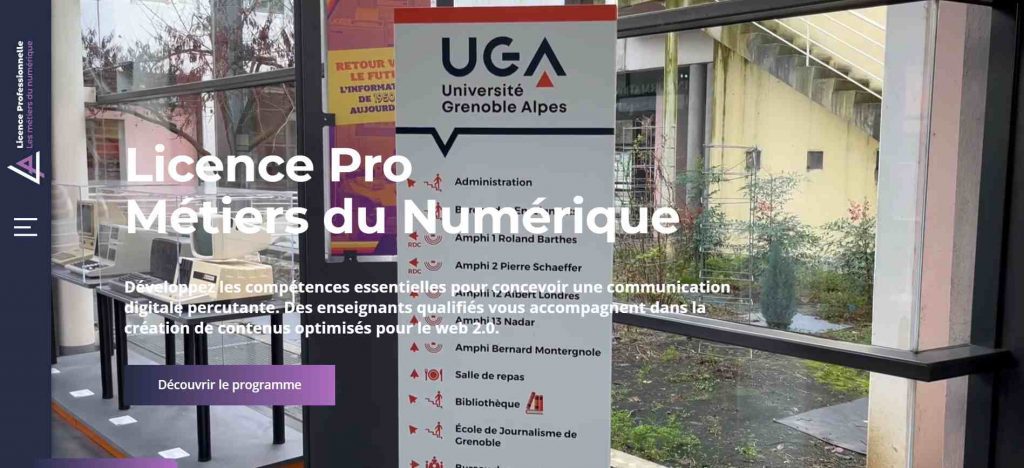 Site de la licence